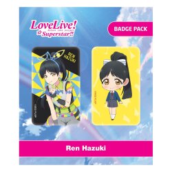 Love Live! Ansteck-Buttons Doppelpack Ren Hazuki