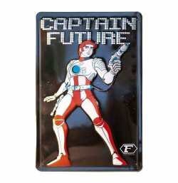 Captain Future Blechschild 20 x 30 cm