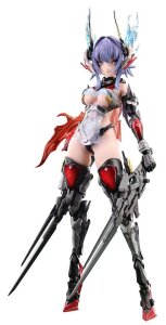 Original Character Plastic Model Kit Alloy Articulated Assemblable Model Thunderbolt-Barbera Red 21 cm