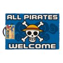 One Piece Fußmatte All Pirates Welcome 60 x 40 cm