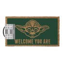 Star Wars Fußmatte Yoda Welcome 33 x 60 cm