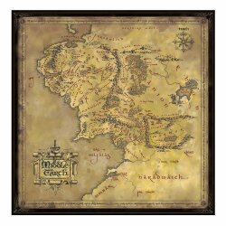 Herr der Ringe Puzzle Middle Earth (1000 Teile)