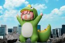Bocchi the Rock! Deformation Statue Hitori Goto Shonin Yokkyu Monster 19 cm