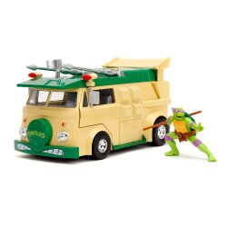 Teenage Mutant Ninja Turtles Diecast Modell 1/24 Donatello & Party Wagon