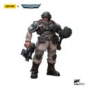 Warhammer 40k Actionfigur 1/18 Astra Militarum Cadian Command Squad Veteran Sergeant with Power Fist 12 cm