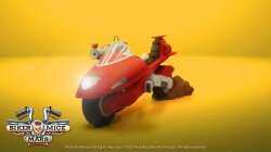 Biker Mice From Mars Fahrzeug Vinnies Radical Rocket Sled 25 cm