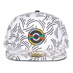 Pokemon Snapback Cap Pokeball weiß