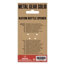 Metal Gear Solid Flaschenöffner Solid Ration 8 cm