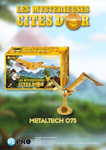 Die geheimnisvollen Städte des Goldes Diecast Actionfigur Metaltech 07S Der goldene Kondor 17 cm