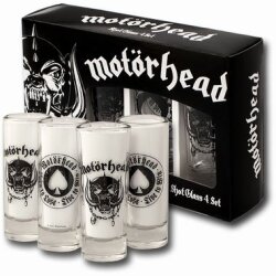 Motörhead Schnapsgläser 4er-Pack