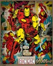 Marvel Comics Poster Set Iron Man Retro 40 x 50 cm (4)