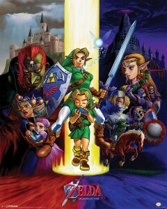 The Legend of Zelda Poster Set Ocarina of Time 40 x 50 cm (4)