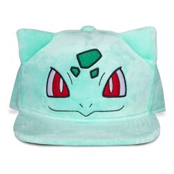 Pokémon Plüsch Snapback Cap Bulbasaur