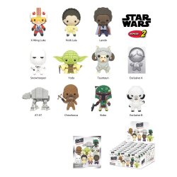 Star Wars 3D PVC-Taschenanhänger Series 2 Display (24)