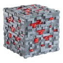 Minecraft Replik Illuminating Redstone Ore Cube 10 cm