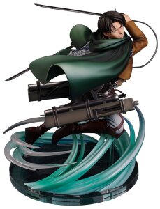 Attack on Titan PVC Statue 1/6 Humanitys Strongest Soldier Levi 23 cm