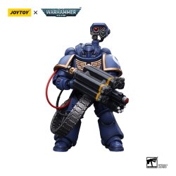 Warhammer 40k Actionfigur 1/18 Ultramarines Desolation Marine with Castellan Launcher (Superfrag) 12 cm