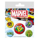 Marvel Ansteck-Buttons 5er-Pack Loki Comic