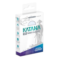 Ultimate Guard Katana Inner Sleeves Japanese Size Transparent (100)