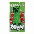 Minecraft Handtuch Creeper Boom 70 x 140 cm