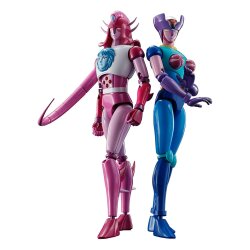 Great Mazinger Z Soul of Chogokin Diecast Actionfiguren GX-108 Rhein & GX-11R Dianan A Set 17 cm