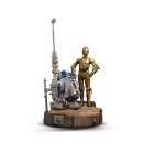 Star Wars Deluxe Art Scale Statue 1/10 C-3PO & R2D2...