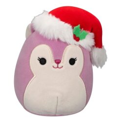 Squishmallows Plüschfigur Christmas Allina the Squirrel with Santa Hat 20 cm