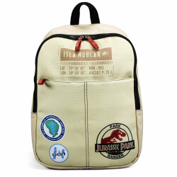 Jurassic Park Rucksack Isla Nublar Ranger beige Camping Schule