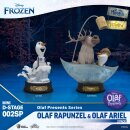 Olaf Rapunzel & Ariel 2 er SET Pack Mini Diorama...