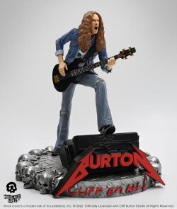 Cliff Burton Rock Iconz Statue Cliff Em All 22 cm KnuckleBonz Figur