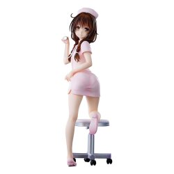 To Love-Ru Darkness Statue PVC Mikan Yuki Nurse Cos 25 cm