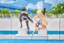 Arms Note Statuen 1/7 Swim Team Bucho-chan and Kohai-chan 22 cm