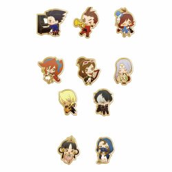 Apollo Justice: Ace Attorney Trilogy Metall Ansteck-Buttons Orchestra 5 cm Sortiment (10)