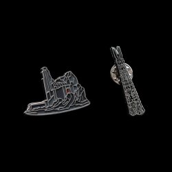 Herr der Ringe Ansteck-Pin Doppelpack Helms Deep & Orthanc