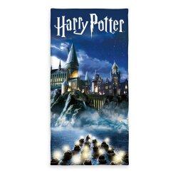 Harry Potter Velours-Handtuch Blau 70 x 140 cm