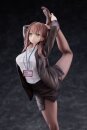 Original Character PVC Statue 1/6 OL-chan Who Doesnt Want to Go to Work White Ver. 26 cm