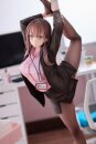 Original Character PVC Statue 1/6 OL-chan Who Doesnt Want to Go to Work Pink Ver. 26 cm