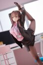 Original Character PVC Statue 1/6 OL-chan Who Doesnt Want to Go to Work Pink Ver. 26 cm