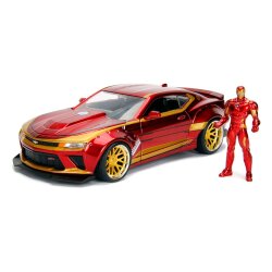 Avengers Diecast Modell 1/24 2016 Chevy Camaro SS Iron Man