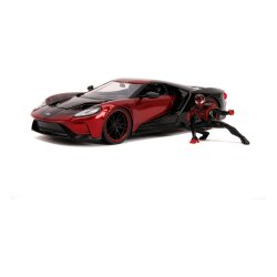 Spider-Man Diecast Modell 1/24 2017 Ford GT Miles Morales