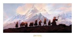 Herr der Ringe Kunstdruck The Fellowship of the Ring: 20th Anniversary 59 x 30 cm