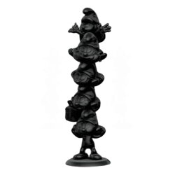 Die Schlümpfe  Statue Schlumpfsäule Black Edition 50 cm