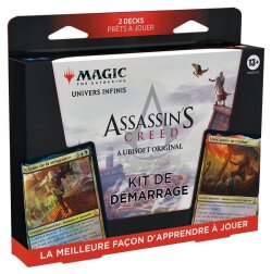 Magic the Gathering Univers infinis : Assassins Creed Einsteigerpaket 2024 Display (12) französisch