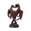 Anne Stokes Kerzenständer Dragon Heart Valentines Edition 23 cm