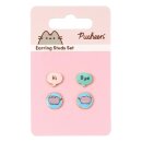 Pusheen Stud Ohrringe 2er-Pack "Hi , Bye"