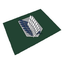 Attack on Titan Fußmatte Scout Emblem 40 x 60 cm