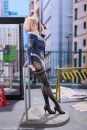 Original Illustration PVC Statue 1/6 Naughty Police Woman...