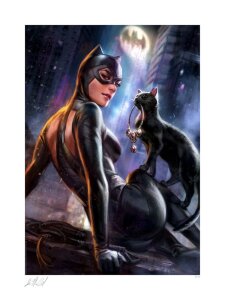 DC Comics Kunstdruck Catwoman: Girls Best Friend 41 x 61 cm - ungerahmt