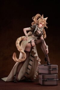 Original Character PVC Statue 1/7 Battle Maid Different Species Leopard Cat Maria 24 cm