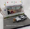 Zurück in die Zukunft Base Diorama 1/24 Straße 39cm DeLorean Zeitmaschine